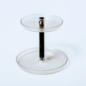 Two tier bathroom tray